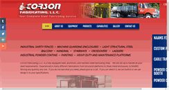 Desktop Screenshot of corsonfab.com